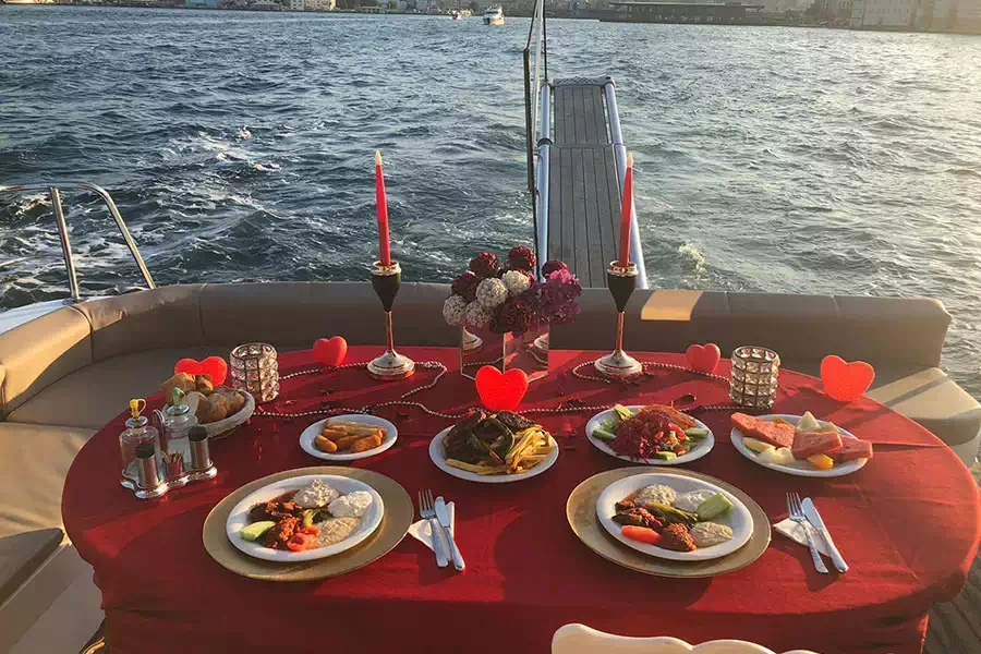 Wedding Anniversary on a Yacht — Istanbul