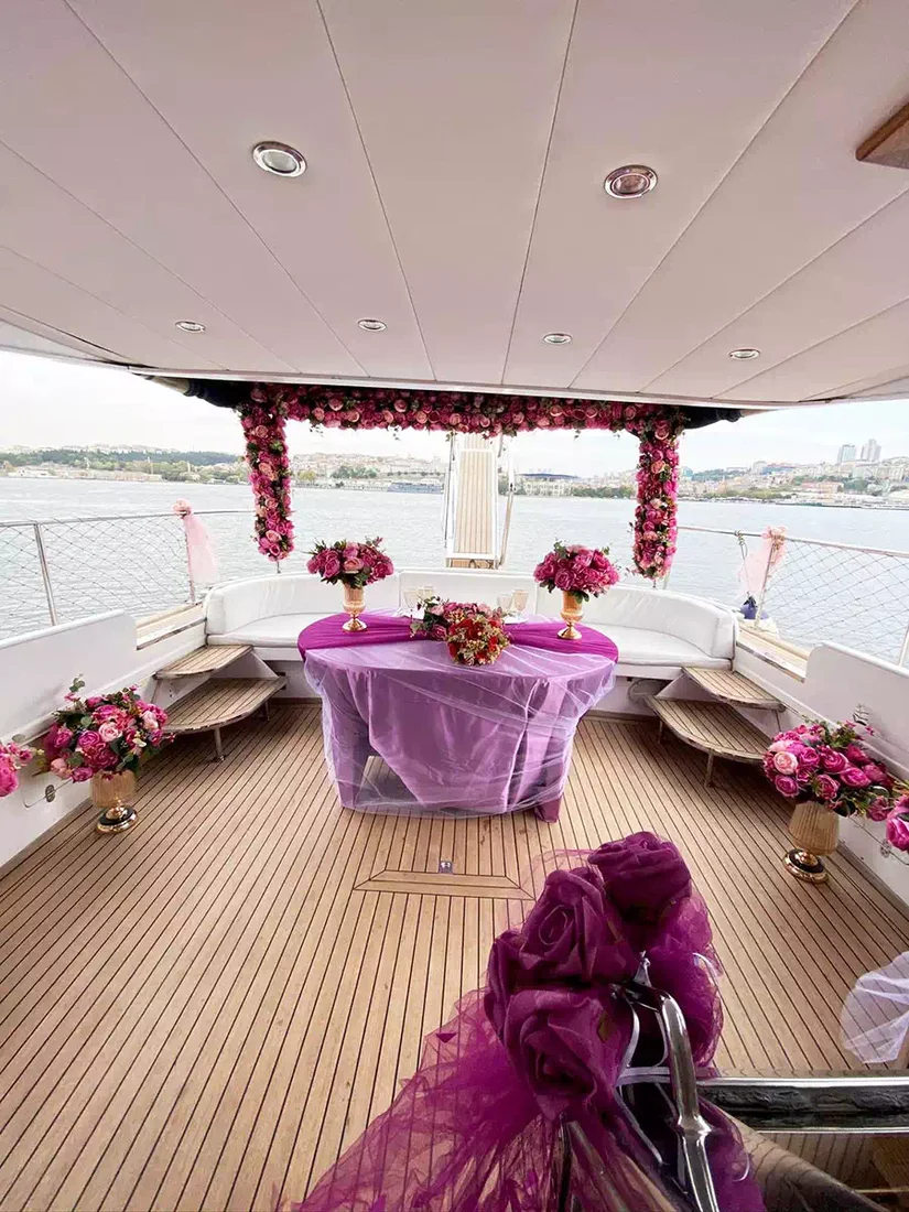 Wedding Anniversary on a Yacht — Istanbul